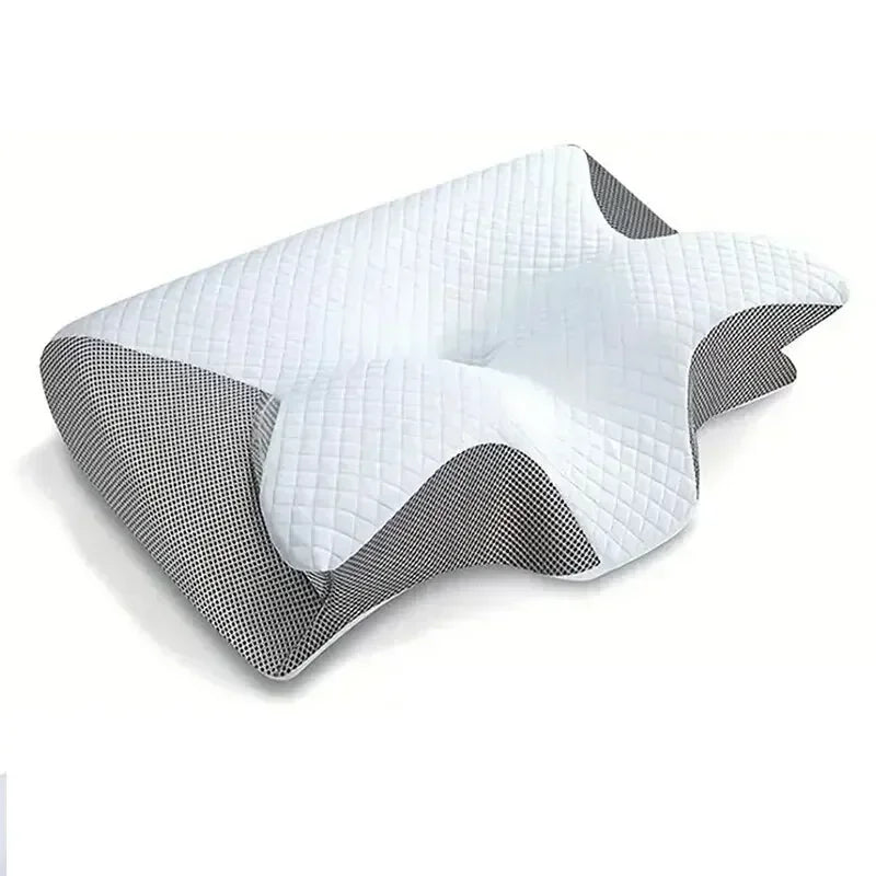 1pc Memory Foam Cervical Pillow Neck Protection Slow Rebound Memory Pillow Butterfly Shaped Cervical Neck Sleep care healthy